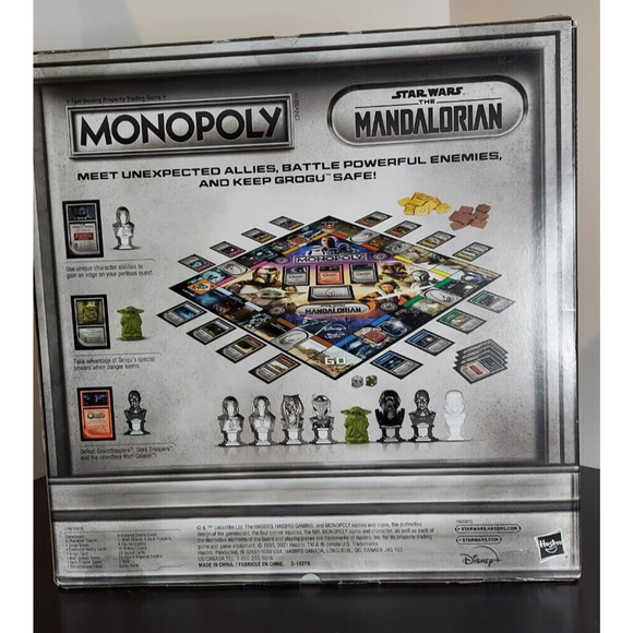 Monopoly: Star Wars The Mandalorian Edition Board Game-Sealed - Picture 4 of 6